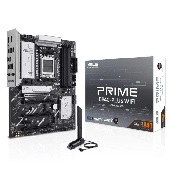 Tarjeta Madre Asus Prime B840-Plus WIFI, AMD, Socket AM5