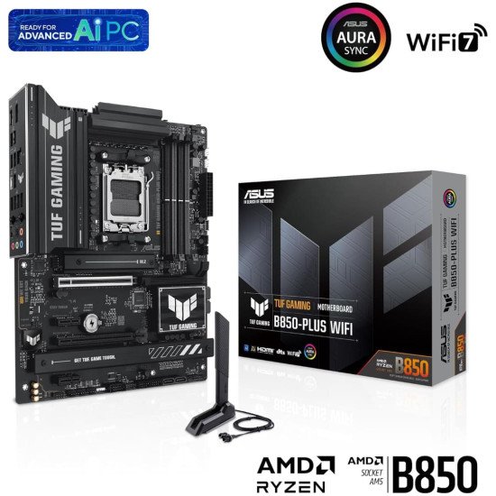 Tarjeta Madre Asus TUF Gaming B850-Plus WIFI, AMD, Socket AM5