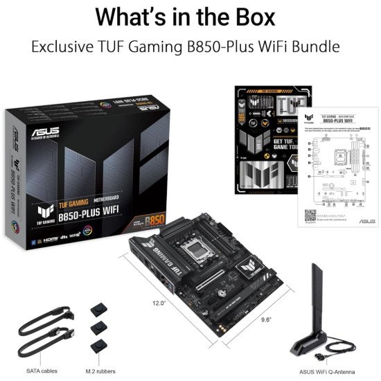 Tarjeta Madre Asus TUF Gaming B850-Plus WIFI, AMD, Socket AM5