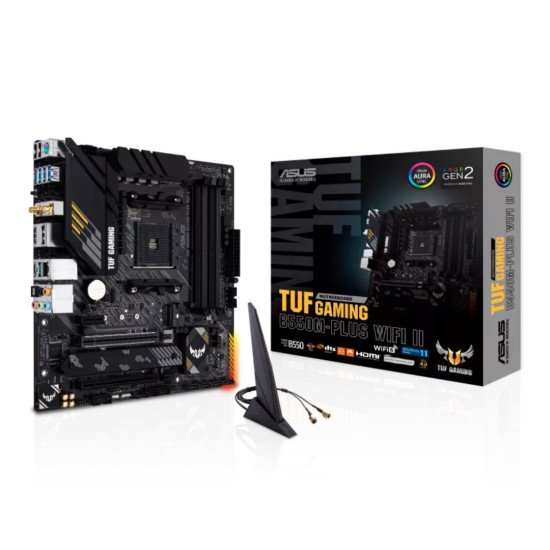 Tarjeta Madre Asus TUF Gaming B550M-PLUS WIFI II, AMD, Socket AM4
