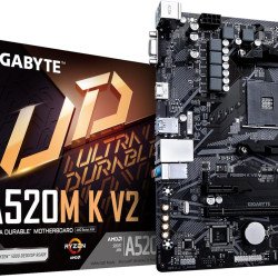 Tarjeta Madre Gigabyte A520M K V2, AMD, Socket AM4