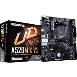 Tarjeta Madre Gigabyte A520M K V2, AMD, Socket AM4
