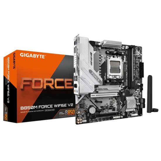 Tarjeta Madre Gigabyte B850M Force WIFI6E V2, AMD, DDR5, Socket AM5