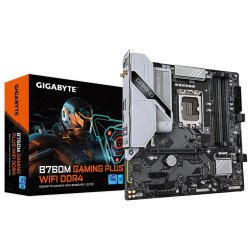 Tarjeta Madre Gigabyte B760M Gaming Plus WIFI DDR4, Intel, LGA 1700