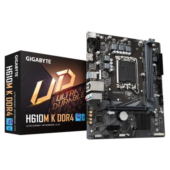 Tarjeta Madre Gigabyte H610M K, Intel, DDR4, LGA 1700