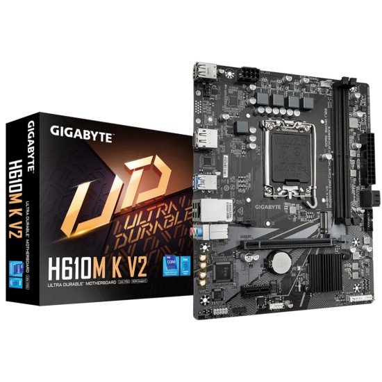 Tarjeta Madre Gigabyte H610M K V2 DDR5, Intel, LGA 1700