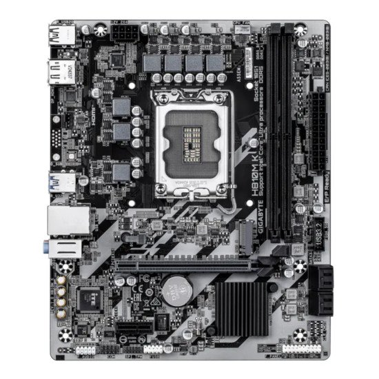 Tarjeta Madre Gigabyte H810M K DDR5, Intel, LGA 1851