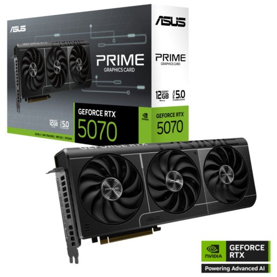 Tarjeta Vídeo Geforce Asus RTX 5070 Prime 12GB GDDR7