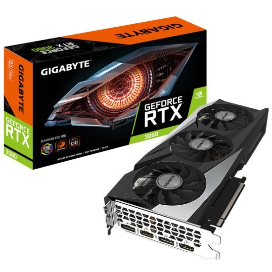 Tarjeta Vídeo Geforce Gigabyte RTX 3060 Gaming OC V2 12G Tarjeta Vídeo Geforce Gigabyte RTX 3060 Gaming OC V2 12G
